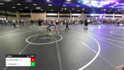 136 lbs Quarterfinal - Karen Hernandez, SoCal Hammers vs Laura Almanza, Wildcat WC/DYWC