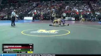 Semifinal - Christopher Scdoris, Milford vs Conner Kreikemeier, Raymond Central