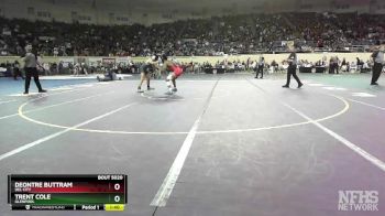 5A-165 lbs Champ. Round 1 - Deontre Buttram, Del City vs Trent Cole, Glenpool