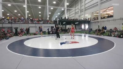 130 lbs Abby Brewer, North Carolina Red vs Emmalynn Moore, Indiana Blue