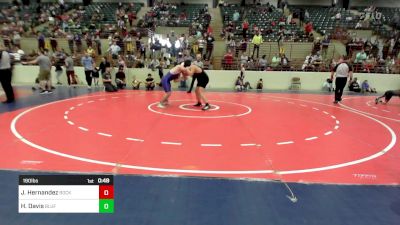 190 lbs Final - Jovanny Hernandez, Rockmart Takedown Club vs Hudson Davis, Bluff Wrestling Club