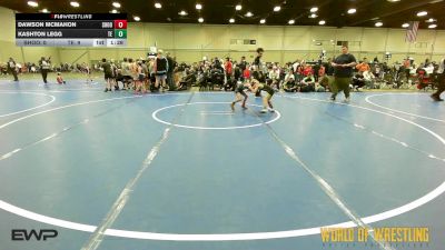 46 lbs Rr Rnd 1 - Dawson McMahon, Shootbox 9U vs Kashton Legg, Tulsa Elite 9U