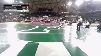 Boys 1B/2B 113 Champ. Round 1 - Sam Kaltenbach, Liberty Bell vs Alex Richards, Adna