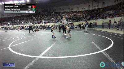 37 lbs Round Of 32 - Brantley Lynn, Noble Takedown Club vs Ryker Thompson, Wolfpak Wrestling