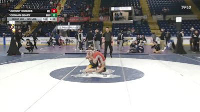 120 lbs 3rd Place - Johnny Moraes, Melrose vs Conlan Geary, Hanover