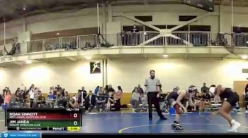 114 lbs Cons. Round 3 - Noah Sinnott, Rick Larsen Wrestling Club vs Jim Janda, Hobart Wrestling Club