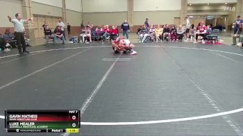 105 lbs Semifinal - Luke Mealer, Guerrilla Wrestling Academy vs Gavin Matheis, Miami Wrestling Club