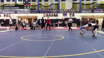 133 lbs Consi Of 4 - Jacob Hanlon, Unattached vs Charlie Colantonio, Franklin & Marshall