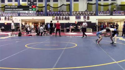 133 lbs Consi Of 4 - Jacob Hanlon, Unattached vs Charlie Colantonio, Franklin & Marshall