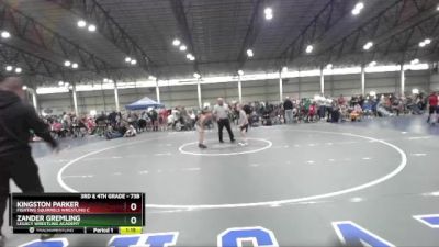 73B Semifinal - Zander Gremling, Legacy Wrestling Academy vs Kingston Parker, Fighting Squirrels Wrestling C