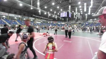 64 lbs Consi Of 8 #2 - Harper Mamalis, Green River Grapplers vs Laraya Maestas, Adams City WC