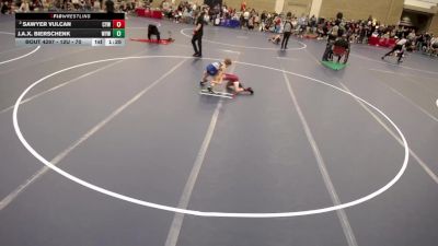12U - 74 lbs Cons. Round 4 - J.A.X. Bierschenk, Wayzata Youth Wrestling vs Sawyer Vulcan, Centennial Youth Wrestling