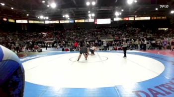 4A 285 lbs Cons. Round 1 - River Reed, South Fremont vs Aaron Vega, American Falls