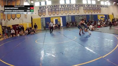 126 lbs Round 1 (8 Team) - Elijah Hattaway, The Outsiders vs Anthony Acquafredda, Cocoa Beach WC