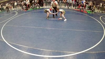 67 lbs Cons. Sub-semis - Chase Chelewski, Colorado Outlaws Youth Wrestling vs Hudson Shaheen, Iron County Wrestling Academy