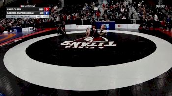 48kg Cons. Round 2 - Kane Olsen, Alberni Valley Wrestling Club vs Gabriel Emperingham, Swift Current Titans Wrestling.