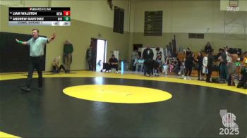 112 lbs Cons. Round 1 - Liam Walston, Northshore Wrestling Club vs Andrew Martinez, MLK