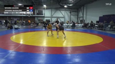 117 lbs 3rd Place Match - Sevanna Aguirre, Simpson vs Zhivanna Magdaleno, Northern Michigan University