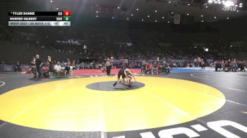 3A Boys 113 lbs Cons. Semi - Tyler Donne, Santiam Christian Boys vs Hunter Gilbert, Banks Boys