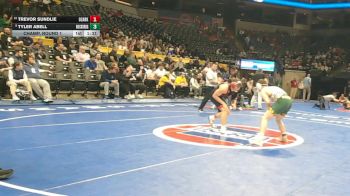 157 Class 4 lbs Champ. Round 1 - Tyler Abell, Rock Bridge vs Trevor Sundlie, Ozark