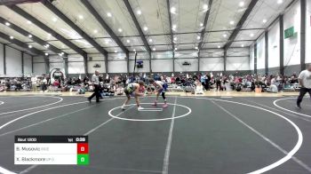 138 lbs Consi Of 8 #2 - Benjamin Musovic, Independent vs Xavier Blackmore, UP Outlaws