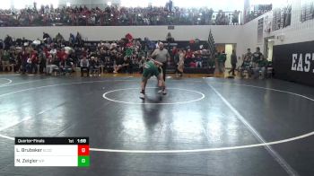 138 lbs Quarterfinal - Landen Brubaker, Eastern Lebanon County vs Nolen Zeigler, West Perry