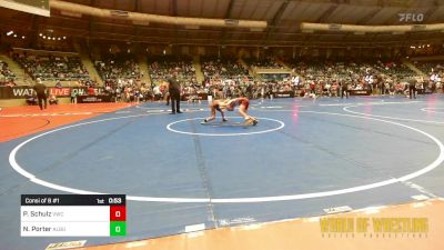 64 lbs Consi Of 8 #1 - Parker Schulz, Viking Wrestling Club vs Noah Porter, Alburnett