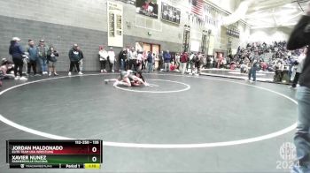 135 lbs Champ. Round 2 - Xavier Nunez, Farmersville Falcons vs Jordan Maldonado, Elite Team USA Wrestling