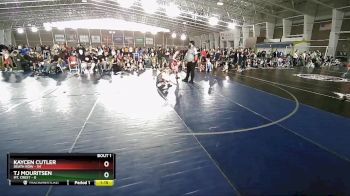 90 lbs Quarterfinals (8 Team) - Kaycen Cutler, Death Row vs TJ Mouritsen, Mt. Crest