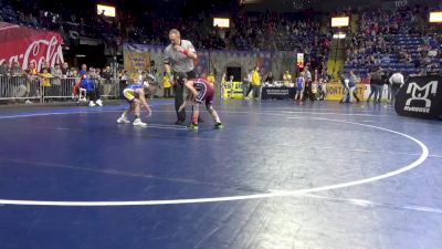 67 lbs Round Of 32 - Michael Popson, Indiana vs Logan Buck, Wattsburg