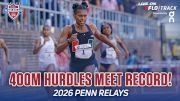 MEET RECORD FREE PEEK: Watch College Women's 400m Hurdles (Event 201) Heat 1 At 2026 Penn Relays
