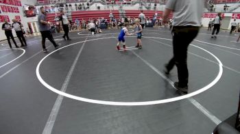 40 lbs Round Of 16 - Kashen Bell, Division Bell Wrestling vs Link Hughes, Little Axe Takedown Club