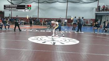 120 lbs Semifinal - Nate Robinson, Holliston vs Conlan Geary, Hanover
