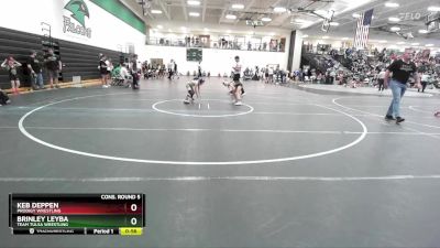 70 lbs Cons. Round 5 - Keb Deppen, Prodigy Wrestling vs Brinley Leyba, Team Tulsa Wrestling