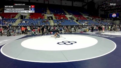 106 lbs Cons. Rd Of 32 - Jett Kline, OK vs Vince Von Bernewitz, VA