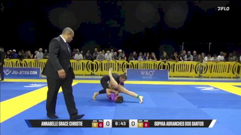 Sophia Abranches Dos Santos vs Annabelle Grace Christie 2025 Pan IBJJF Jiu-Jitsu No-Gi Championship