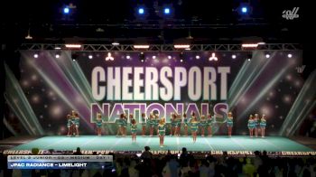 JPAC Radiance - Limelight [2026 L2 Junior - D2 - Medium Day 1] 2026 CHEERSPORT National All Star Cheerleading Championship