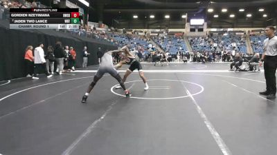 149 lbs Champ. Round 1 - Gordien Nzeyimana, Dakota Wesleyan (S.D.) vs Jaden Two Lance, Wayland Baptist (Texas)