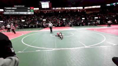 80 lbs Cons. Round 3 - James Libert, CFD2 vs Layne Pak, BUC2