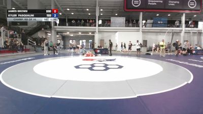 150 lbs Champ. Rd Of 16 - James Brown, Hurricane WC vs Kyler Pasqualini, Young Guns