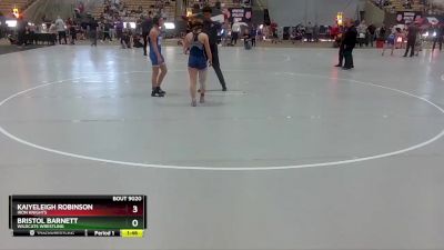 125 lbs Cons. Round 1 - Bristol Barnett, Wildcats Wrestling vs Kaiyeleigh Robinson, Iron Knights