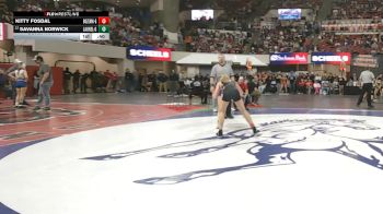 G - 125 lbs Cons. Round 3 - Kitty Fosdal, Bozeman (Girls) vs Savanna Norwick, Laurel (Girls)