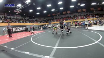 70 lbs Quarterfinal - Ted Fuggett-Henry, Comanche Takedown Club vs Mason Coleman, Lawton Legends Youth Wrestling