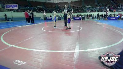 45 lbs Consi Of 4 - Everly Neff, Chickasha Youth Wrestling vs Octavia Ramsey, Newkirk Takedown Club