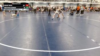 Elite 125 lbs Semifinal - Treyton Ackman, Upper Iowa vs Grant Madl, Wisconsin-La Crosse