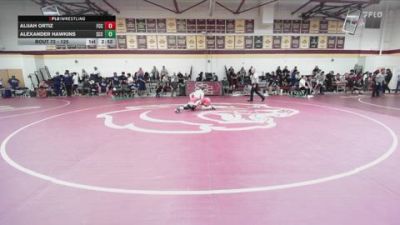 125 lbs Quarterfinal - Alijah Ortiz, Fresno City College vs Alexander Hawkins, Sacramento City College