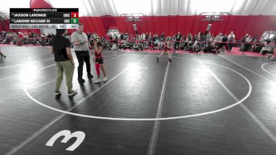 14U Boys - 80 lbs Quarters - Jaxson LaRonge, CrassTrained: Weigh In Club vs Lamond McCabe III, Grindhouse Wrestling Club