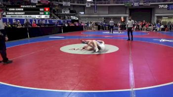 7A 120 lbs Cons. Semi - John Junkin, Vestavia Hills vs Owen Herbert, Tuscaloosa County