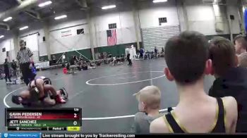 126 lbs Round 1 (6 Team) - Jett Sanchez, Kearney Matcats - Gold vs Gavin Pedersen, G.I. Grapplers Gold