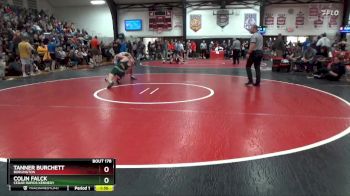 165 lbs Round 2 - Colin Falck, Cedar Rapids Kennedy vs Tanner Burchett, Burlington